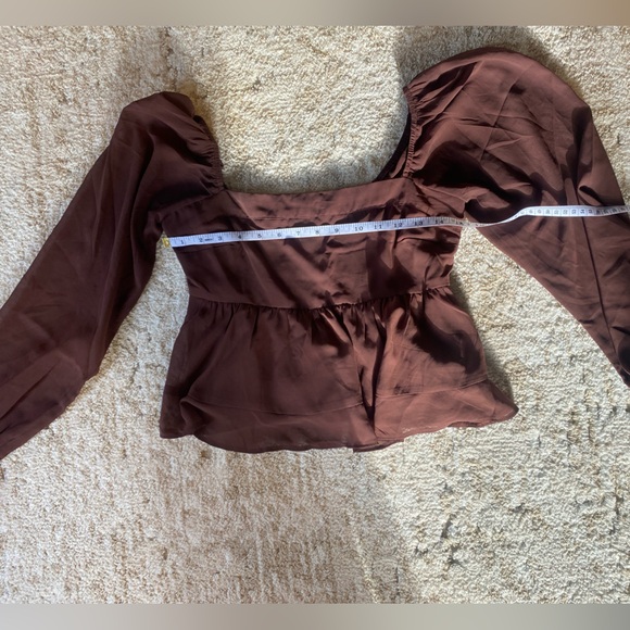 Abercrombie & Fitch Women’s Square Neck Flowy Top Size Small - Picture 6 of 6